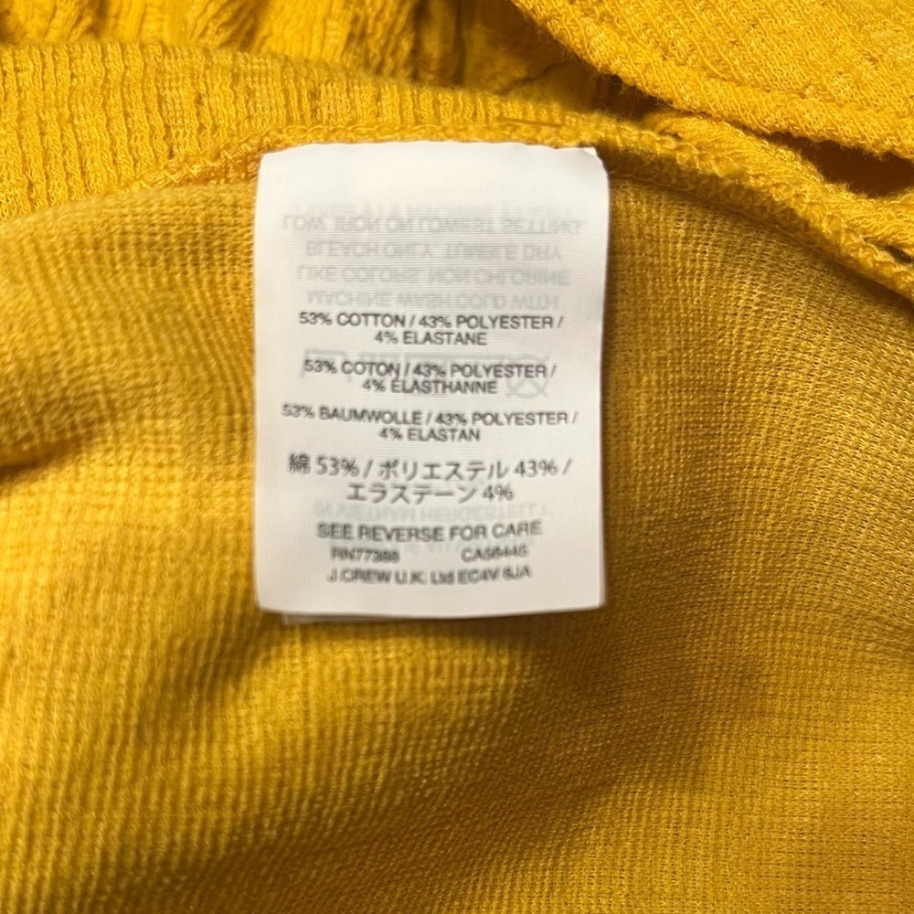 Madewell Texture & Thread Off-the-Shoulder Top Celestial Gold Size S - Picture 14 of 14